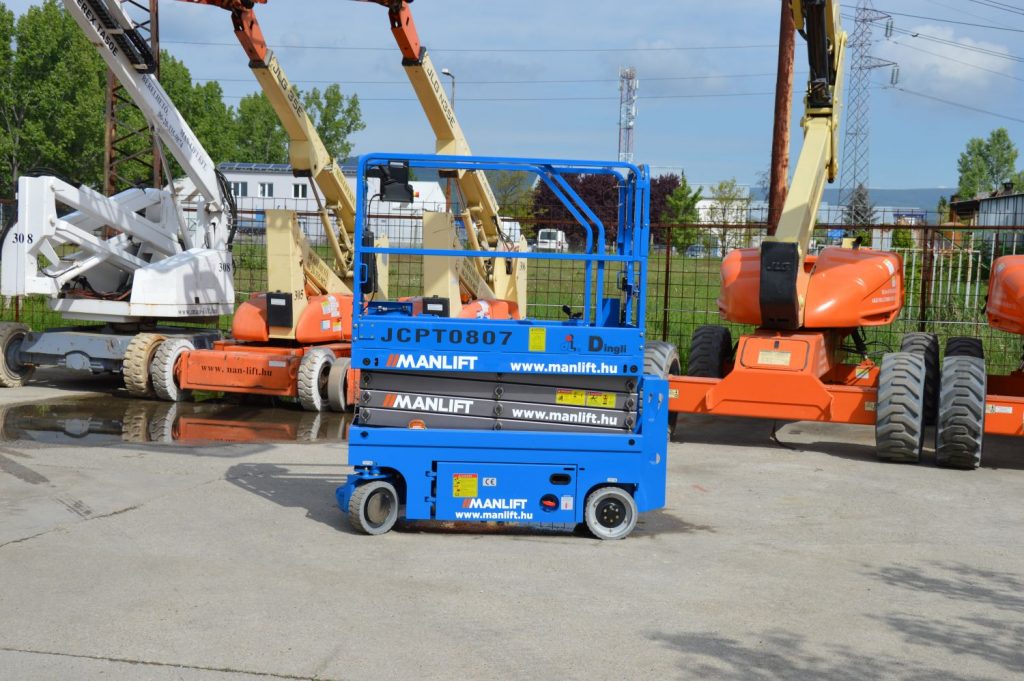 Dingli JCPT 0807 DC típusú ollós, akkumulátoros emelő