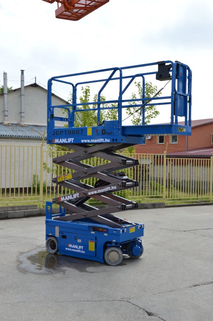 Dingli JCPT 0807 DC típusú ollós, akkumulátoros emelő