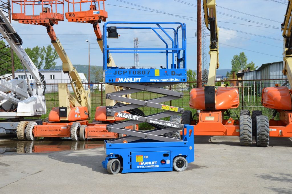 Dingli JCPT 0807 DC típusú ollós, akkumulátoros emelő