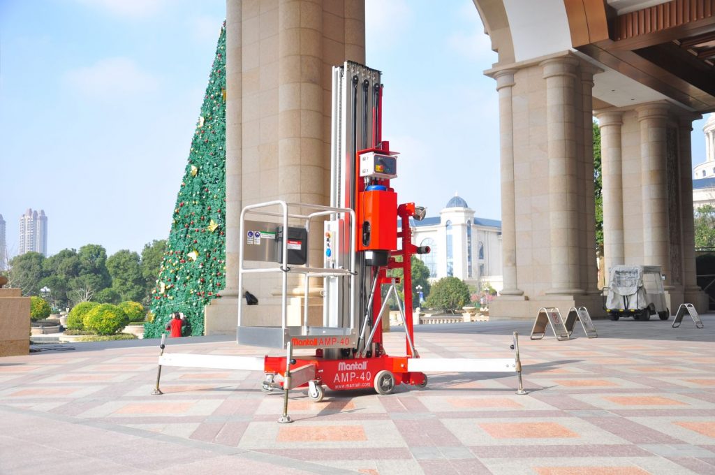 Mantall AMP40 (AC) típusú tolható könnyűszerkezetű emelő